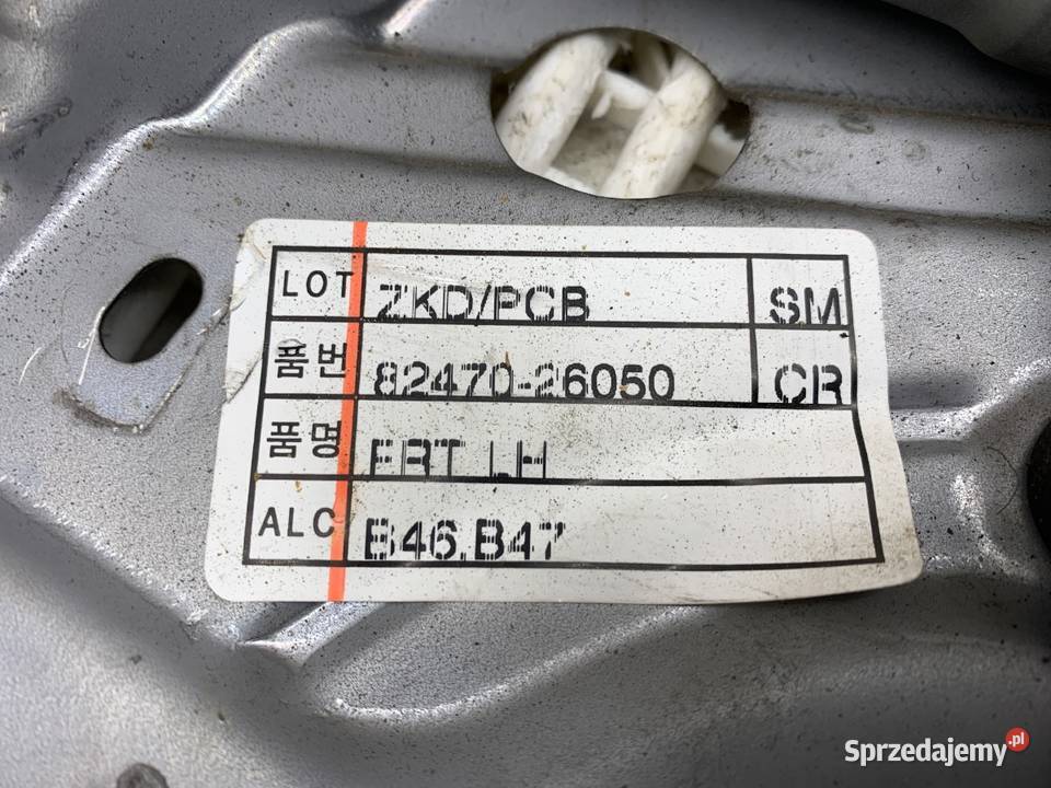 PODNOŚNIK SZYBY LEWY PRZÓD HYUNDAI SANTE FE I