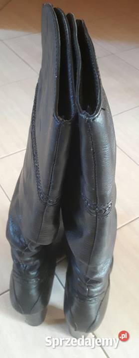 Skórzane kozaki Ostróda