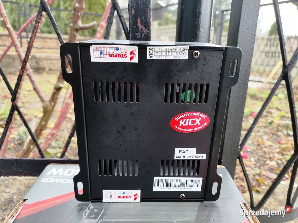Wzmacniacz samochodowy 1 kanałowy monoblok KICX Ilość kanałów 1