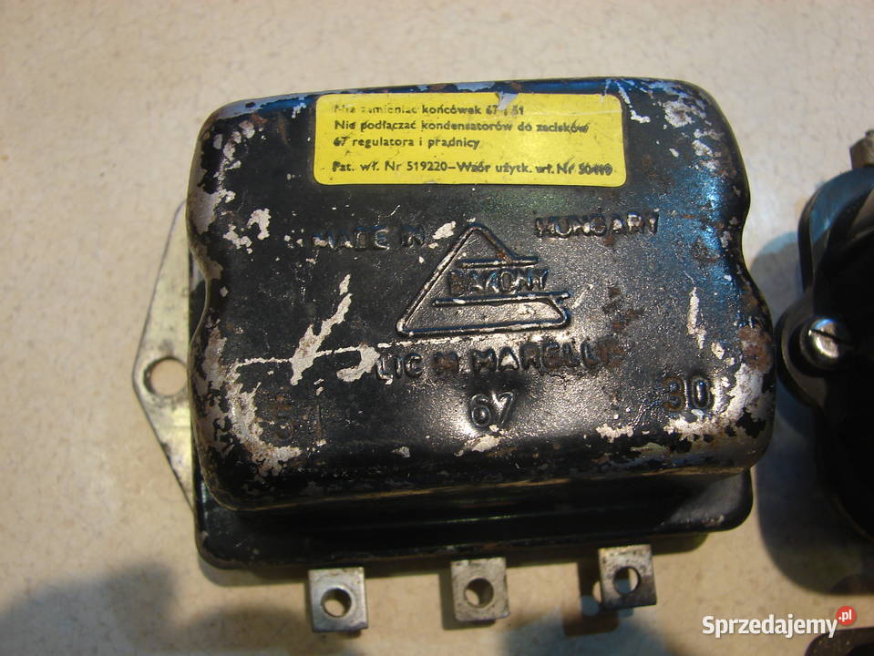 Zestaw 5 regulator napięcia Fiat126p Fiat 125 Starogard Gdański