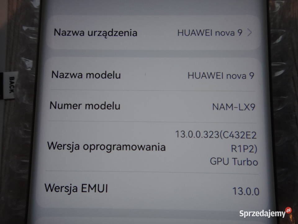 HUAWEI Nova 9 NAMLX9 1288Gb Kraków