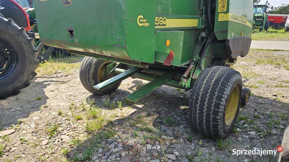 John Deere 592 Siatka sznurek Owijanie sznurkiem Gruntowice