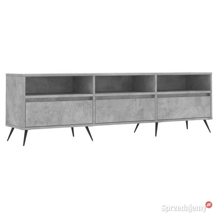 Szafka pod TV szarość betonu 150x30x445 WM831256 Warszawa