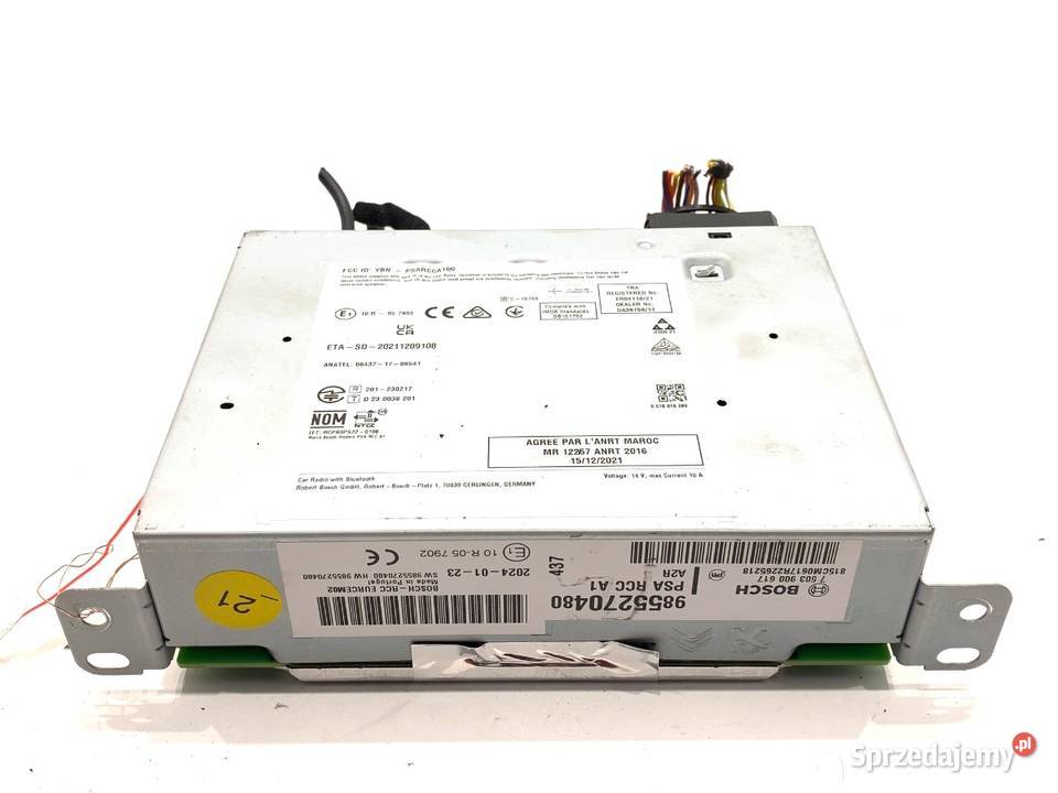 RADIO TOYOTA PROACE 9855270480 ODTWARZACZ