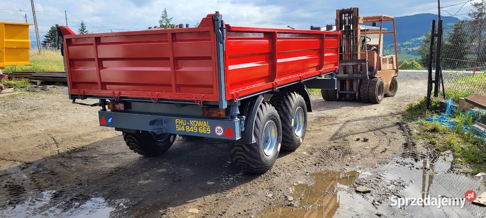 Przyczepa tandem kiper 3str KOWAL PTB155 Limanowa