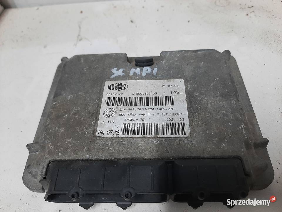 KOMPUTER SILNIKA FIat 55187372 IAW 4AFM9 Czysty Komputery Ksawerów sprzedam