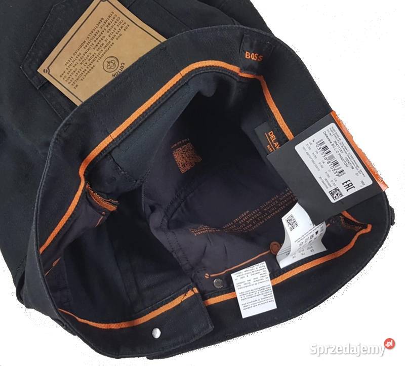 Męskie jeansy Hugo Boss Delaware Orange Slim