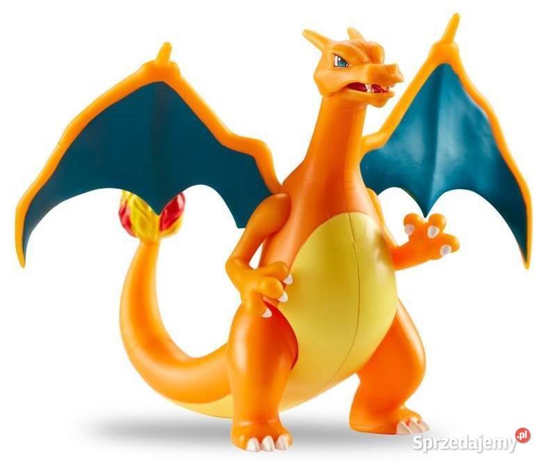 Figurka POKEMON Glurak Charizard z Funkcją Ataku Mogilany