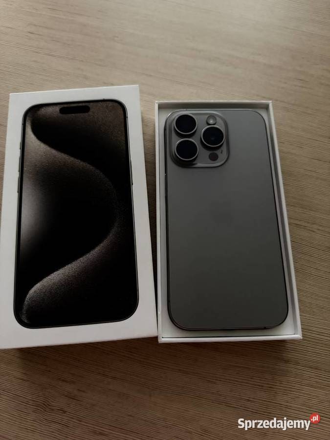 iPhone 15 pro Tytan naturalny Olsztyn