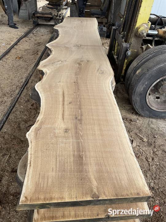 Monolit dąb 400x100x10 stół blat bale foszty Przysucha