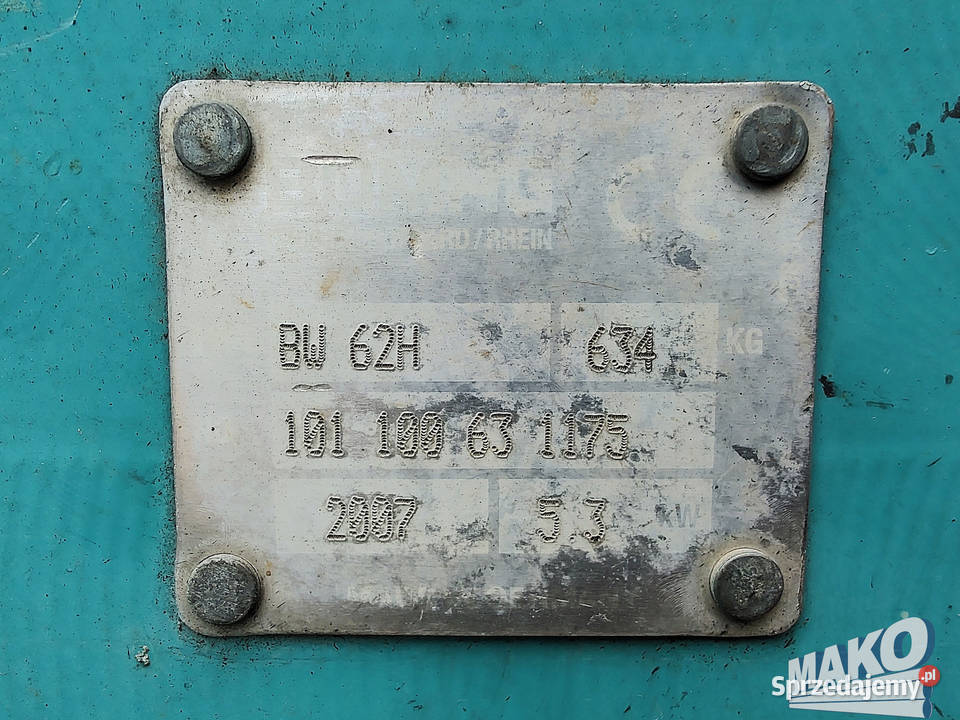 Walec prowadzony Bomag BW62H tandemowy Ostrowiec Świętokrzyski