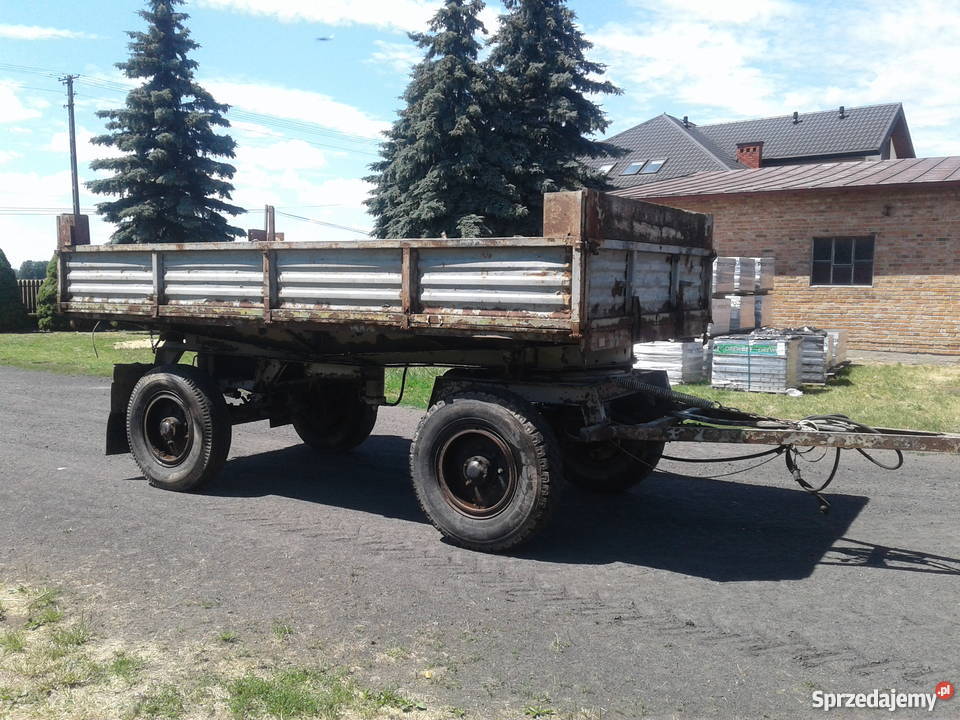 Przyczepa Auosan D 55 wywrot na 3 strony Gościmowice Pierwsze sprzedam