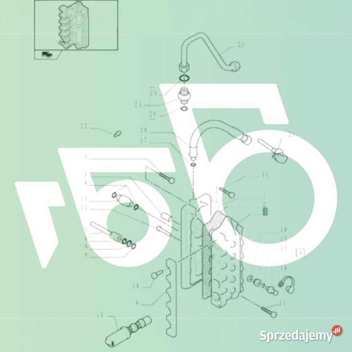 Korpus zaworu 47134550 Holland T7200 Wilkowo
