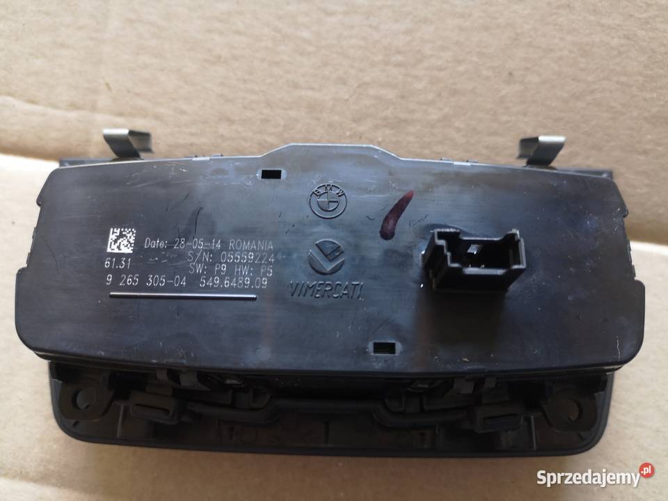 BMW F20 F30 panel przełącznik świateł 9265305 Wyposażenie wnętrza wielkopolskie Turek