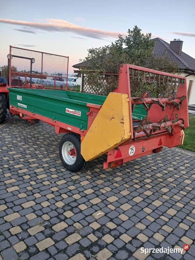 Rozrzutnik obornika Polmot Warfama N226 25 t nieuszkodzony