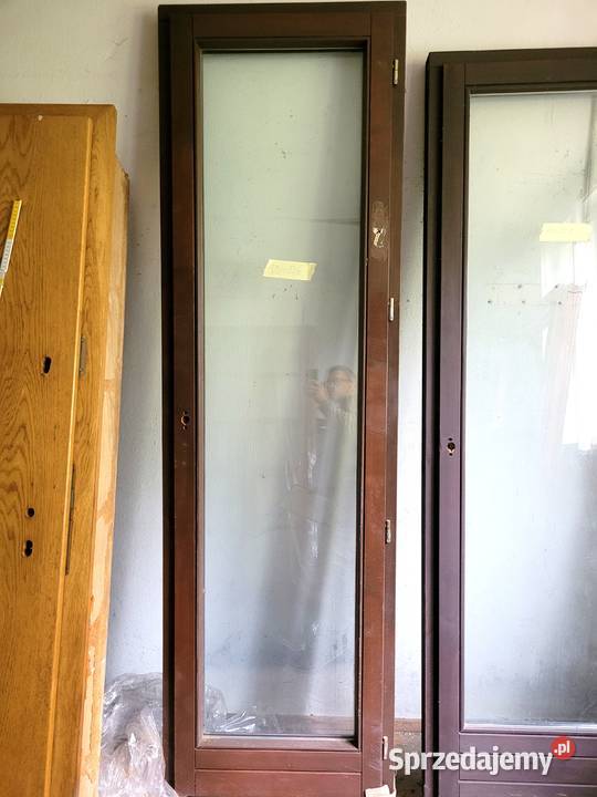 okno drzwi drewniane balkonowe 69x234