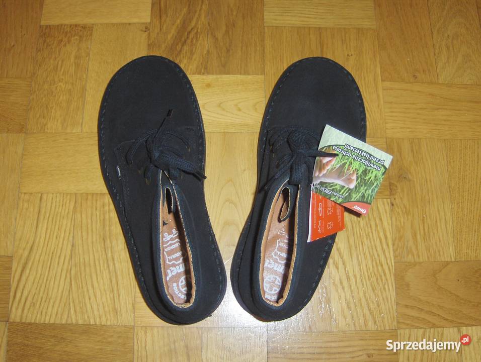 Otmęt Męskie butytrzewikicielaki Czarne 41 NOWE
