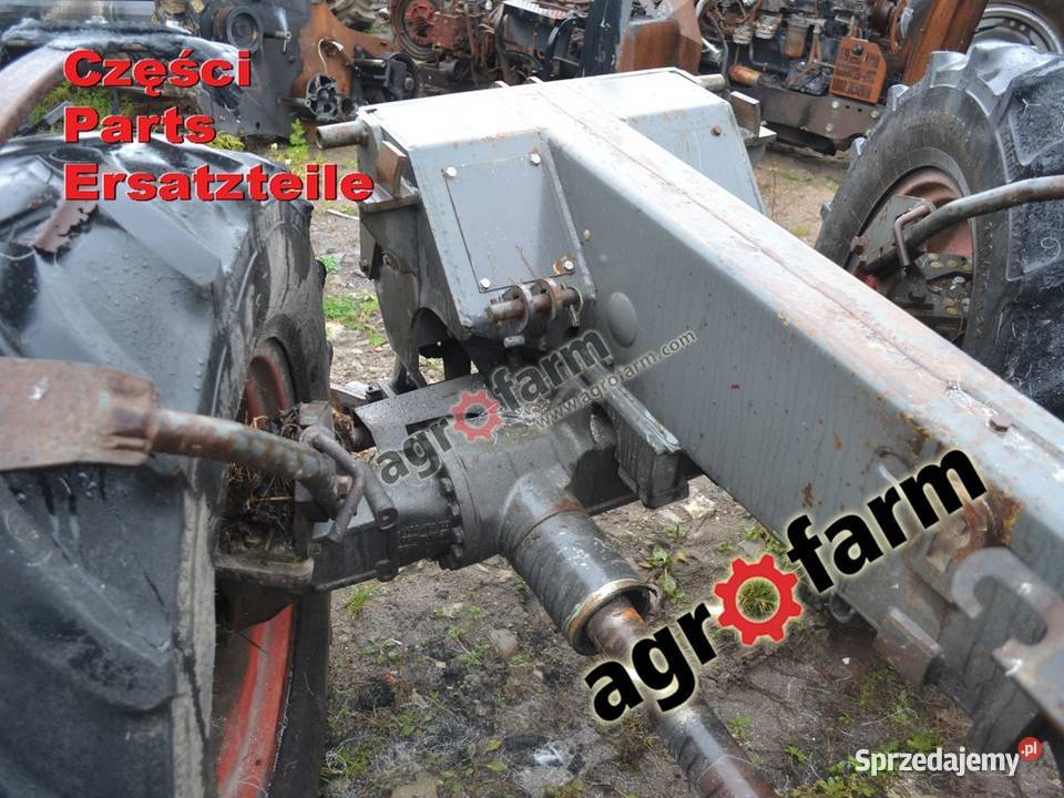 Fendt 380 GT części skrzynia biegów most przedni Byków