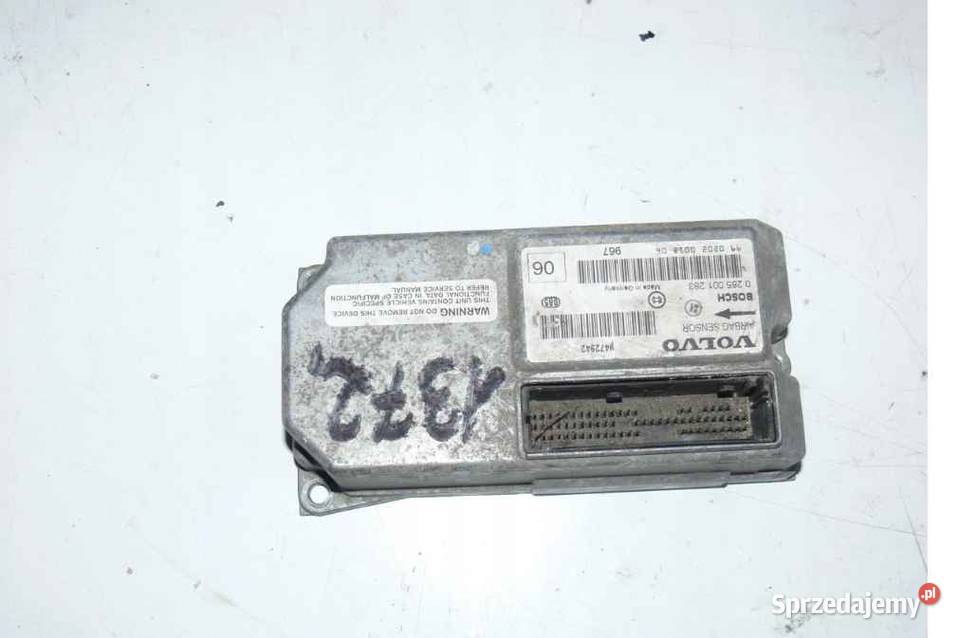 Sterownik air bag 0285001283 Volvo S80 Wielkie Drogi