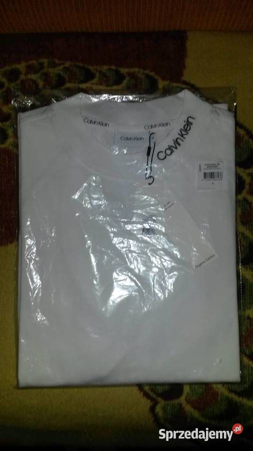 CK Tshirt biały Calvin Klein oryginał rozmiar M śląskie Częstochowa