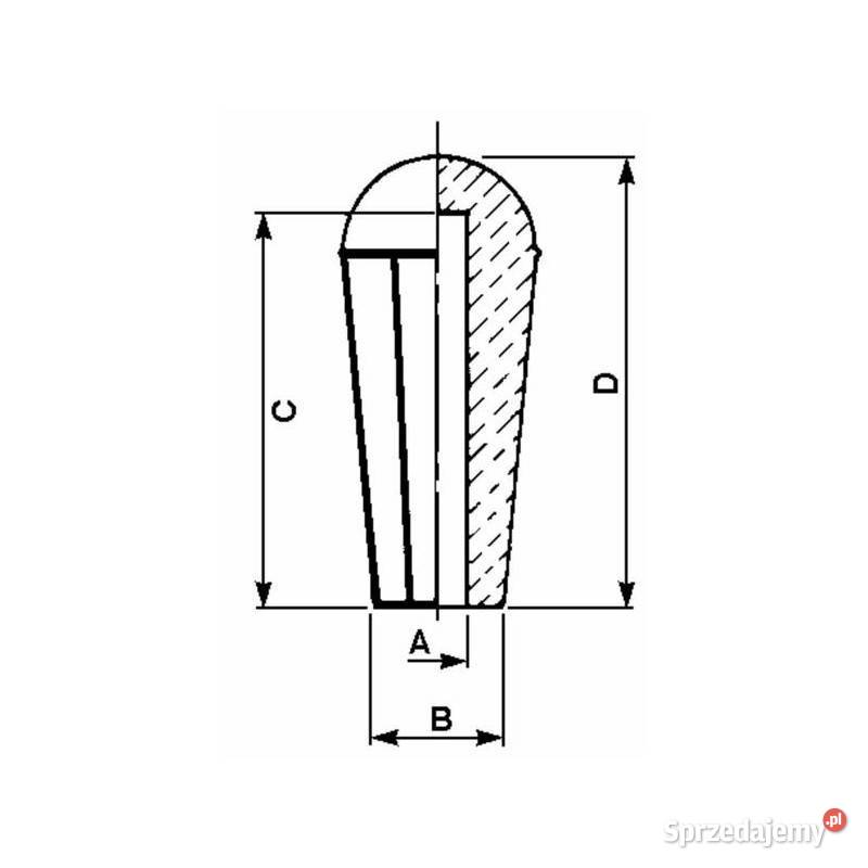 Uchwyt 10mm 00363 Do maszyn uprawowych Kamionna