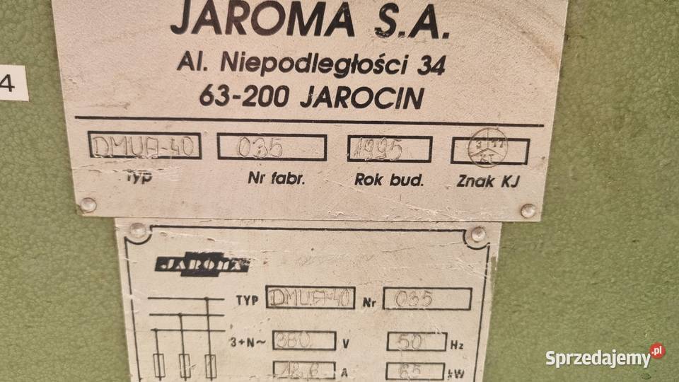 Piła formatowa JAROMA DMUA40 Produkcja Karsin