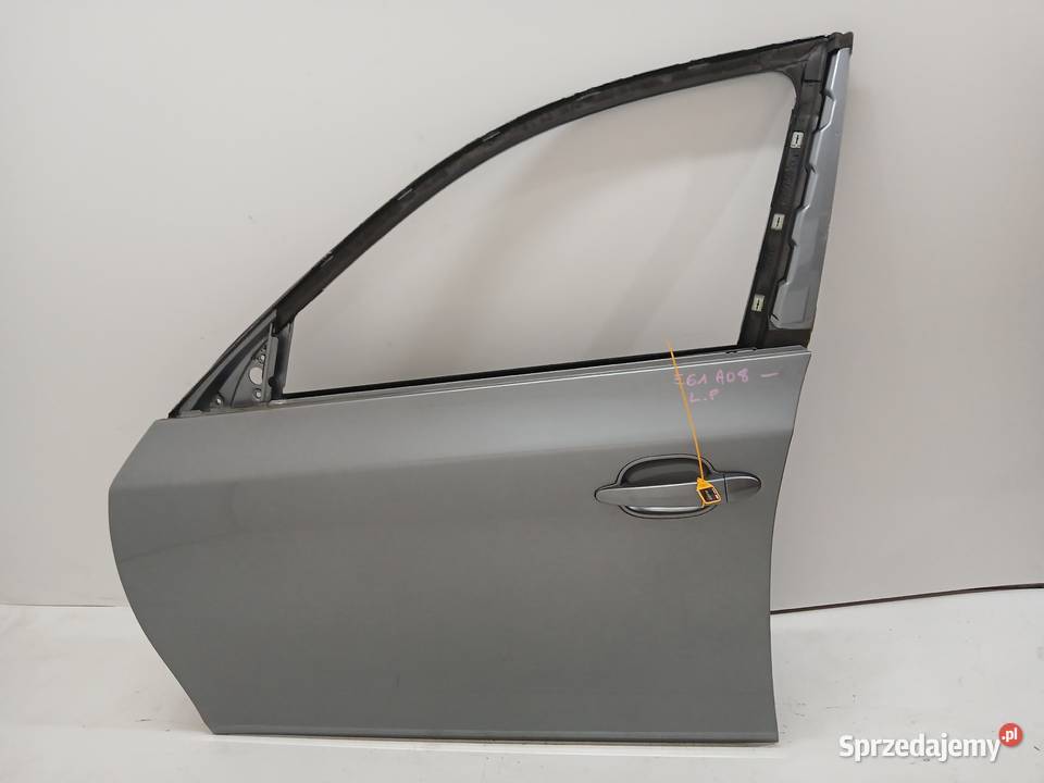 DRZWI LEWE PRZEDNIE BMW E60 E61 A087 SILBERGRAU Strzyżewice