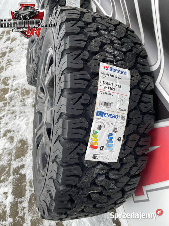 BFGoodrich All Terrain TA KO2 26560R18 119 S Części samochodowe Pasłęk