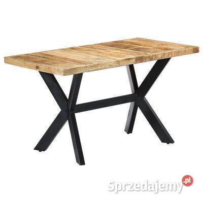 vidaXL Stół jadalniany 140 x 70 x 75 lite surowe Stoły Warszawa