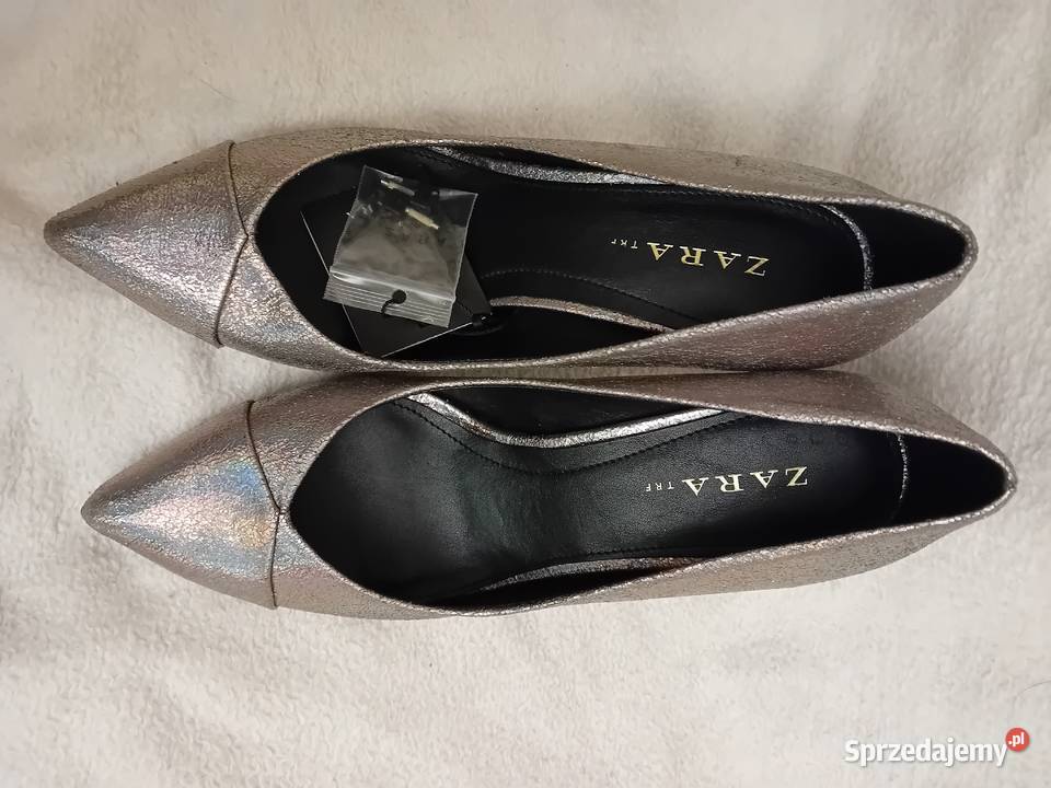 Buty zara raz założone kolor srebny Kraków sprzedam