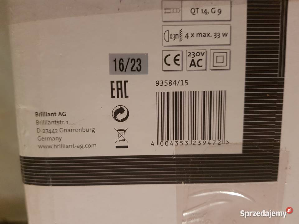 Klosz do lampy TUBA przezroczysta do Brilliant mazowieckie Warszawa