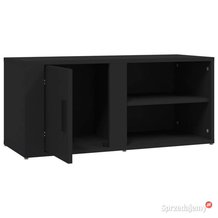 Szafki pod telewizor 2 czarne 80x315x365 Warszawa