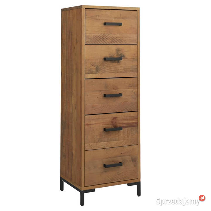 Komoda 42x35x110 lite drewno sosnowe WM349927 Warszawa
