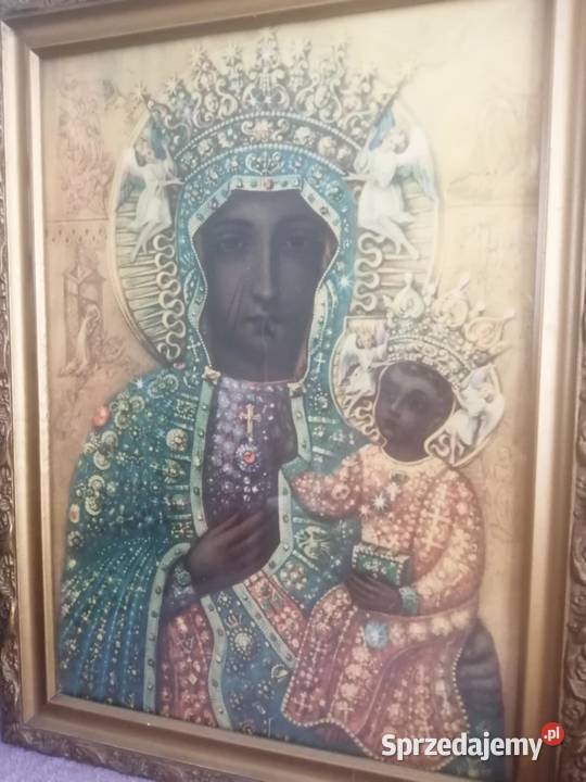 2 obrazy przedstawiające Matka Boska Zielona Góra