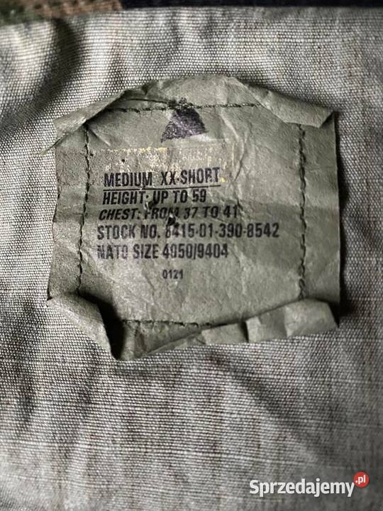 Bluza US Army BDU Woodland MXXS warmińsko-mazurskie sprzedam