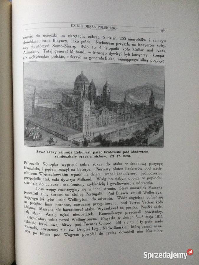 2749 Dzieje Oręża Polskiego W Epoce Antykwariat sprzedam