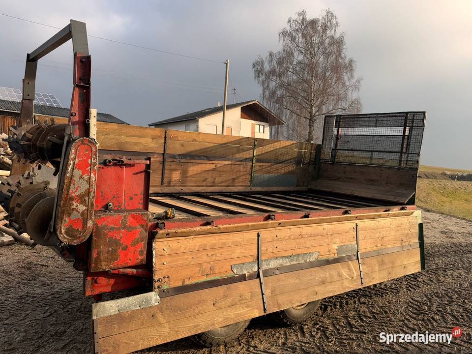Rozrzutnik obornika 8t tandem Kłodnica sprzedam