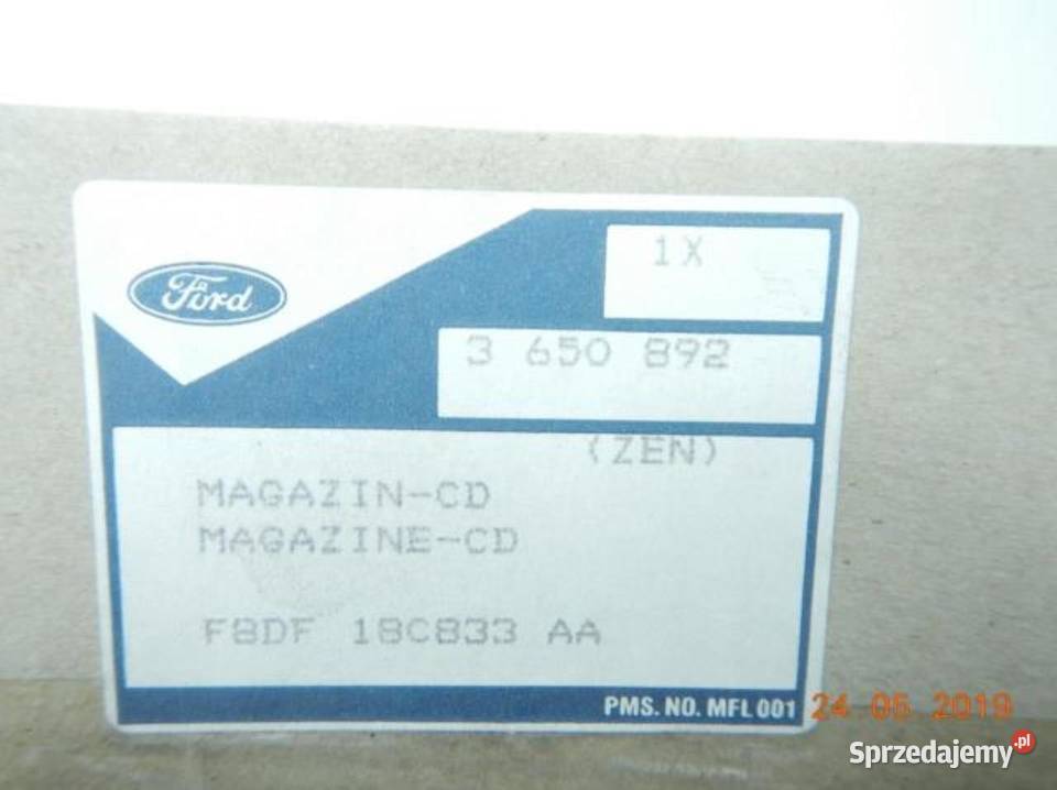 KIESZEŃ ZMIENIARKI CD FORD GALAXY COUGAR MONDEO Sprzęt audio fabryczny lubelskie