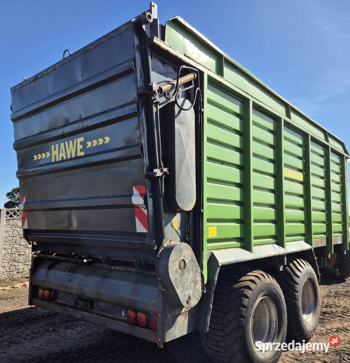 Przyczepa Hawe SLW 30 do odwozu kukurydzy trawy Przyczepy rolnicze wielkopolskie Przedecz