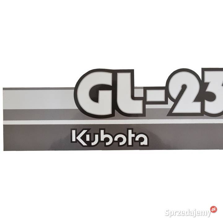 Naklejki Kubota GL23 Pozostałe Tajęcina