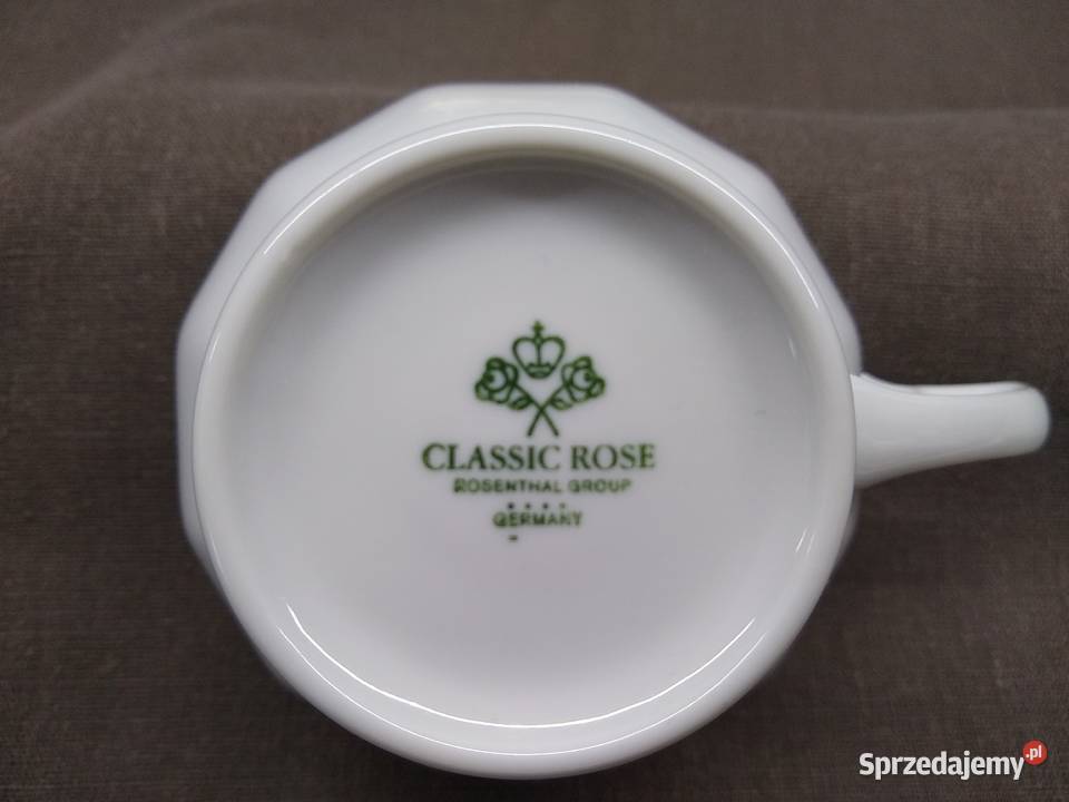 Filiżanka Rosenthal Biała Maria Classic Rose wielkopolskie Kalisz