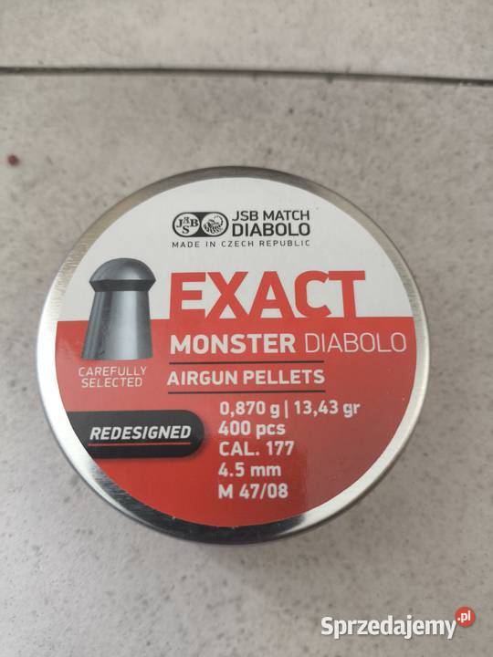 Śrut JSB EXACT MONSTER DIABOLO Chwałowice sprzedam