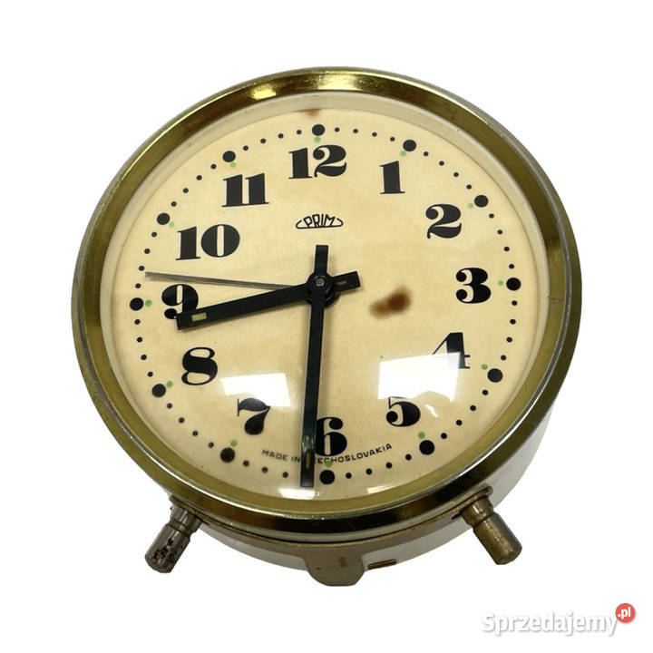 Sprawny Budzik PRIM Vintage Czechosłowacja lata Wyposażenie wnętrz Warszawa