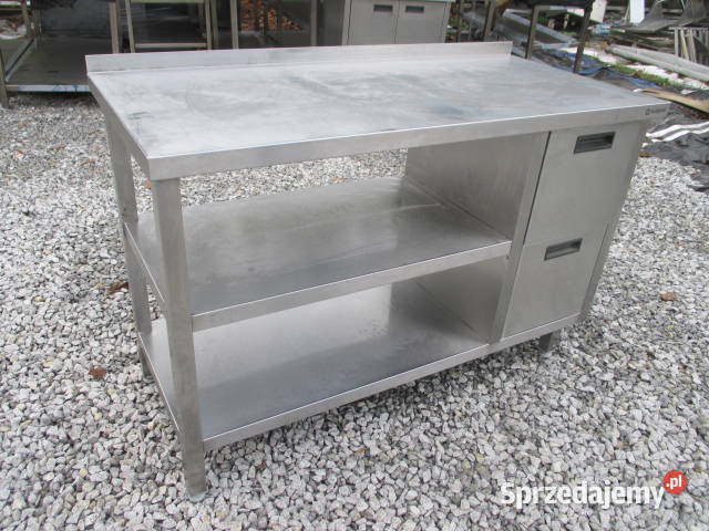 Stół Gastronomiczny Z 2 Półkami i Szufladami Ostrów Wielkopolski