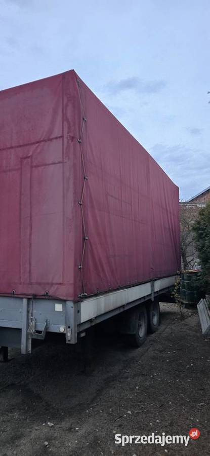 Przyczepa ciężarowa dwuosiowa spier 7 ton zaczep mazowieckie Góra Kalwaria