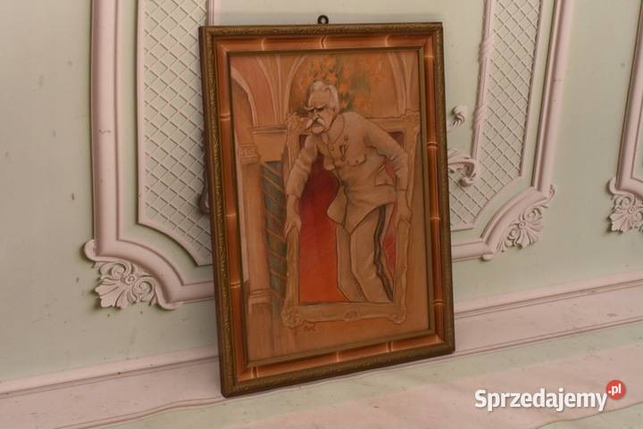 Marszałek Józef Piłsudski Karykatura Obraz Obrazki i obrazy