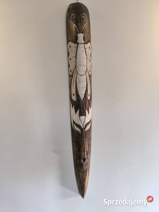 Piękna unikalna wisząca maska etniczna łódzkie Łódź