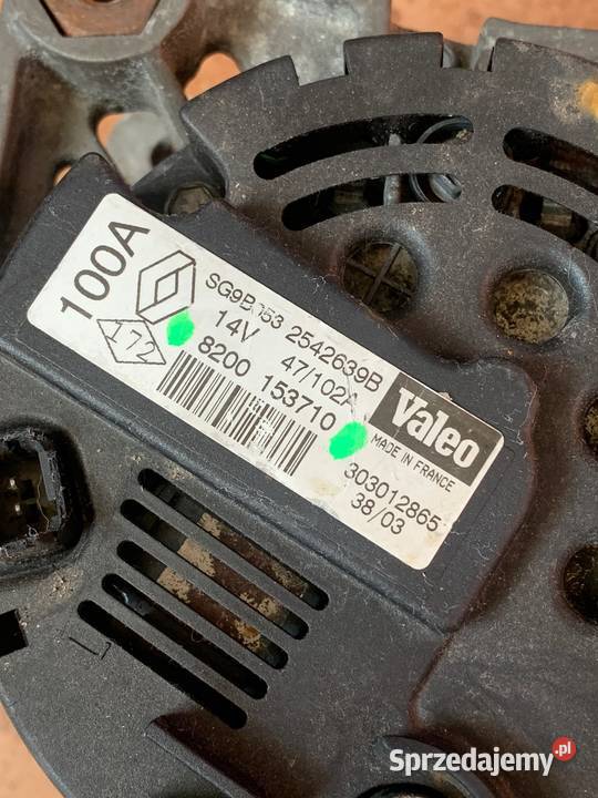 Alternator Renault 8200153710 Laguna II Margonin