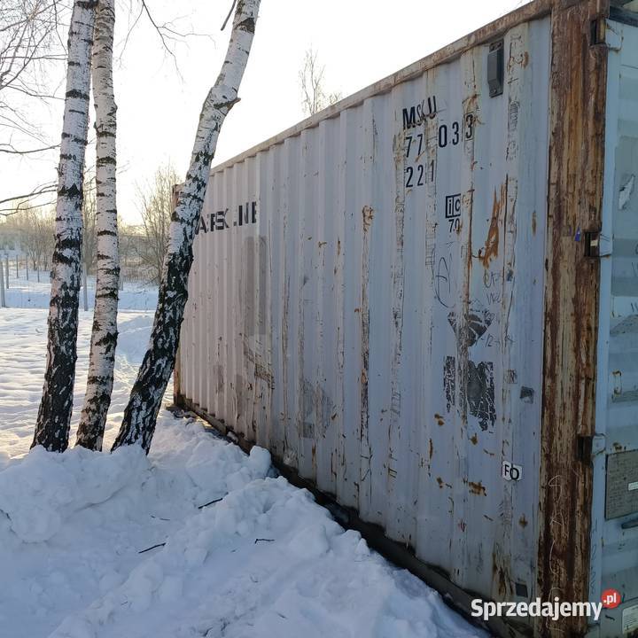 Kontener morski magazynowy używany 20DC Rzeszów podkarpackie