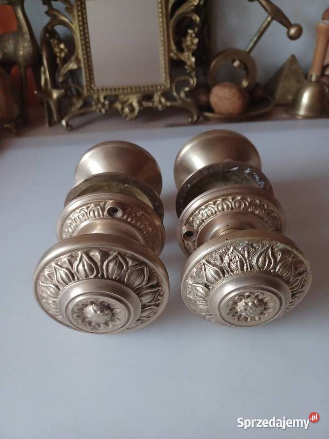 Klamki gałki mosiężne obrotowe Poznań